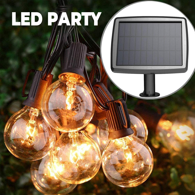 Luzes De LED Com Energia Solar Para Exteriores - Led Party